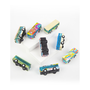 Chất lượng cao <span class=keywords><strong>Mini</strong></span> Diecast xe buýt Xe mô hình bán buôn hợp kim đồ chơi cho trẻ em - Product Image 3