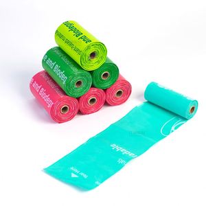 Sacs à déchets pour animaux de compagnie compostables imprimés en gravure, parfum menthe, épaisseur 20 µm, pour la promenade, les voyages, la maison et l'usage domestique - Product Image 4