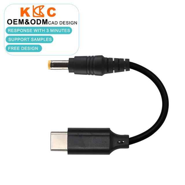 USB Type C to DC Cable PD Trigger Cable Type C Male to DC Male Power Cord DC 5521 Charging Cable PD Decoy Cable