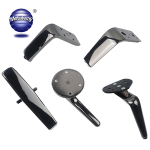 Pieds de meubles modernes en aluminium <span class=keywords><strong>chromé</strong></span> pour canapé, <span class=keywords><strong>table</strong></span> à manger, chambre à coucher, salon extérieur - Product Image 5