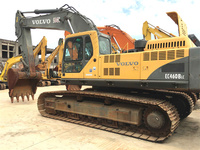 Excavadora de cadenas Volvo usada de 46 toneladas, modelo EC460BLC 2021, 100% lista para usar, en excelentes condiciones, con bomba PLC y caja de cambios, en venta.