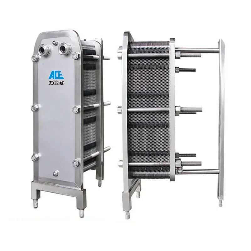 Ace Factory Price High Quality Sanitary Stainless Steel Plate Heat Exchanger With Heat Exchanger Plate