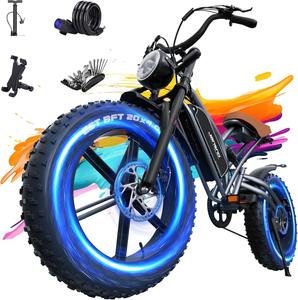 Vélo électrique entrepôt UE 1 place Jansno X50 Fatbike 20*4 pouces Vélo électrique de montagne tout-terrain Vélo électrique Vélo électrique - Product Image 1