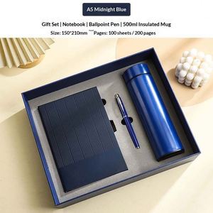 A5 Notebook Gift Box Set Custom Logo Corporate Company High-end Business Office Souvenir Event Gift Dowling <b>Paper</b> Faux Leather - Product Image 6