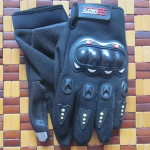 hot sale nice price Color Motorcycle riding non-slip hard shell full finger gloves