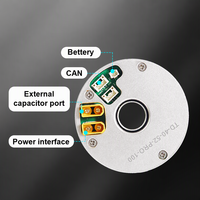 Aktuator Servo Terintegrasi Mini dengan Gearbox Harmonik, Papan Penggerak, Encoder Absolut, dan Pengontrol FOC untuk Lengan Robot
