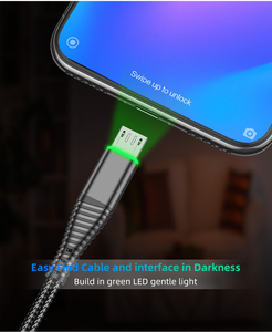 Hotsale Hiqh Chất Lượng Dữ Liệu USB Calble 3A Sạc Nhanh 3.0 USB-C Dây Sạc Nhanh Dây Sạc USB C Loại C Cáp De Datos - Product Image 6