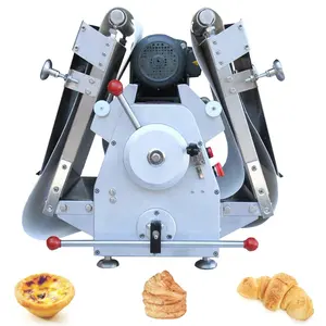 Máquina de fazer massa de pão em aço inoxidável, máquina para fazer massa de massa de pizza, abreviar e abreviar