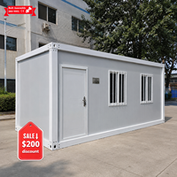 Maison Modulaire de Luxe 10ft 20ft 40ft, Cabane Portable, Maison Préfabriquée Détachable, Conteneur Préfabriqué pour l'Extérieur