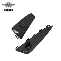 Kit d'inserts de pare-chocs arrière 2 pièces compatible avec X3 G45 G48 2025+ Nouveau modèle Style SOOQOO Fibre de carbone sèche préimprégnée autoclavée Moulage métallique