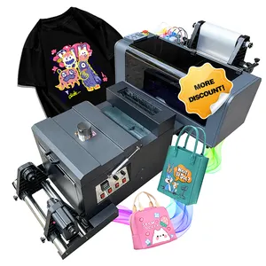 IT-H302 XP600 A3 Size DTF DTG Heat Transfer Inkjet Printer Imprimante T-shirt Printing Machine Home Textile Product Machinery