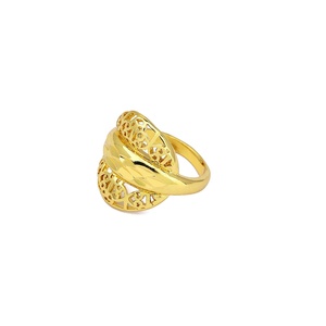 Jxx เครื่องประดับแหวนชุบทอง<span class=keywords><strong>24K</strong></span> สำหรับผู้หญิงเครื่องประดับแฟชั่นที่สง่างามหลากหลายทำจากทองเหลืองชุบ - Product Image 2