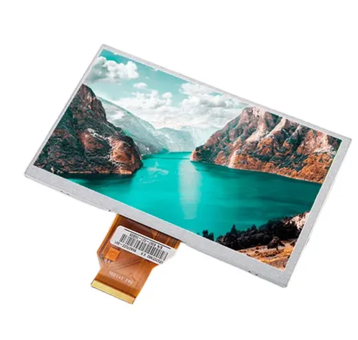 300 nits to 600 nits 7 inch lcd modules 800x480 resolution LCM with 50pin touch screen