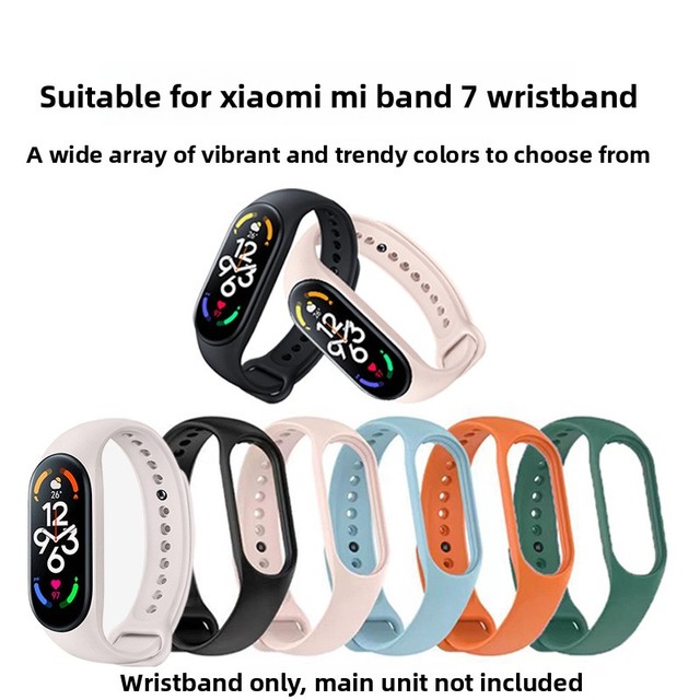 Applicable to Xiaomi Band 7 Wrist Strap. Xiaomi Band 7 NFC Smart Sports Wristband. TPU Replacement Strap for the Wristband.