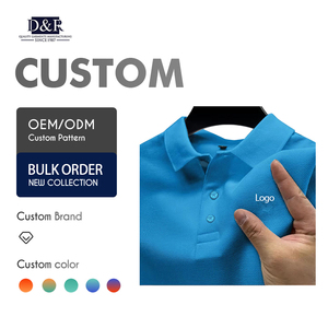 เสื้อโปโลผู้ชายลายเรียบ น้ำหนัก 220 กรัม ดีไซน์ทันสมัย ปักโลโก้ได้ตามต้องการ เสื้อยืดโปโลแขนสั้นผู้ชาย - Product Image 1