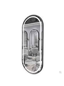 <b>LED</b> Salon <b>Mirror</b> Wall Mounted Hair Styling <b>Vanity</b> <b>Mirror</b> Rectangular Barber Shop <b>Mirror</b> With Light - Product Image 5