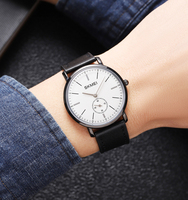 SKMEI 2308 Fabrik-Großhandel Günstige Herren-Armbanduhr Rundes Design Quarzwerk Lederuhren für Männer