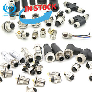 Conectores M8 4Pin 5Pin 6Pin 8Pin M5 M9 M12 M16 M23 Fêmea Macho Mini à Prova d'Água IP68 Conectores Código B Montagem em Painel com Cabo - Product Image 1