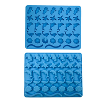 Design pliable pliable pour les voyages et le camping compacts Plateaux à glaçons en silicone