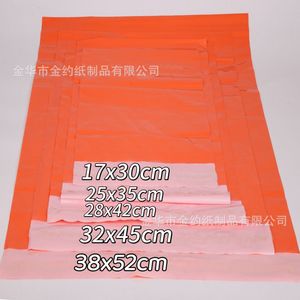 Sacs de Courrier Imperméables Orange 17x30cm 25x35cm Emballage d'Expédition - Product Image 3