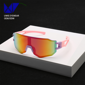 แว่นกันแดดปั่นจักรยานกลางแจ้ง รุ่น 78-20-153 ปี 2025 สำหรับผู้ชาย ป้องกันรังสียูวี 400 ทนทาน กันลม ขอบเต็ม ป้องกันดวงตา สี<span class=keywords><strong>ขาว</strong></span>แดง - Product Image 6