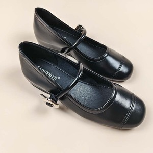 <span class=keywords><strong>JOYTIME</strong></span> Chaussures plates Mary Jane à enfiler pour femme, dessus en microfibre, bride réglable, semelle souple en caoutchouc, rehaussantes, toutes saisons - Product Image 2