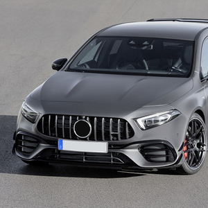 Kits de Carrosserie Avant AMP-Z pour <span class=keywords><strong>Mercedes</strong></span>-Benz Classe <span class=keywords><strong>A</strong></span> W177, Calandre d'Admission Avant <span class=keywords><strong>2018</strong></span>+ - Product Image 2