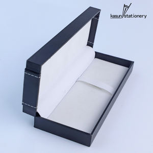 Boîte à stylos de luxe populaire en cuir PU avec LOGO personnalisé grande boîte pour stylos en métal - Product Image 5