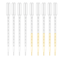 Micropipettes de transfert de fournisseur de laboratoire Pipettes Pasteur en plastique 10ul 20ul 25ul en matériau PE durable