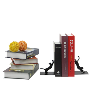 Hot Sell Material Iron Book Holder <b>Bookends</b> High Quality Decorative Metal <b>Bookends</b> - Product Image 5