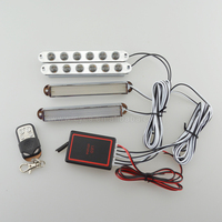Neuankömmling 12V 6LEDs 4 in 1 Wasserdichtes Auto Tagfahrlicht DRL Strobe & Warnung blinkt für Fahrzeuge