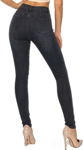 Jean en denim uni coupe droite Amanda pour femme Gloria Vanderbilt, nylon/coton, délavage moyen, longueur complète - Product Image 3