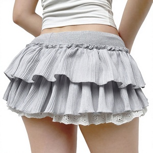 Falda Mini Plisada de Verano para Mujer con Logotipo Personalizado OEM, Falda Skater de Cintura Alta de Color Sólido, Falda Deportiva Casual para Chicas - Product Image 5