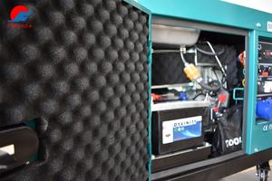 10KW 12.5KVA סופר שקט שקט קירור אוויר לשימוש ביתי ייצור חשמל מיני גנרטור דיזל נייד - Product Image 5