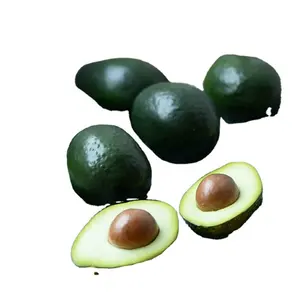 Artificial Avocado Dark - Plastic Decorative Fruit Vegetable Fake Avacado