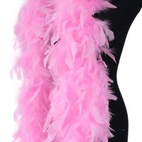 18-20 CM plume de dinde Boa 80g plume de marabout Boa DIY accessoires de carnaval Costume d'halloween bande de plumes