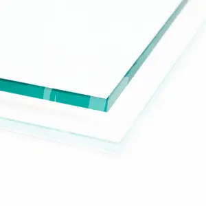 Vidrio templado reflectante de peso estándar 3/8 vidrio de construcción de seguridad vidrio templado para refrigerador