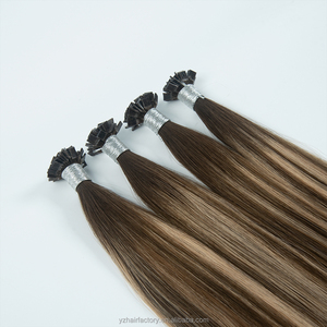 Extensiones de Cabello con Punta K, Cabello Humano Virgen Ruso de Doble Trama, Extensiones de Cabello Humano con Punta K y Queratina - Product Image 3