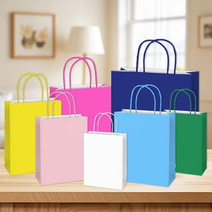 Factory <b>Biodegradable</b> Food Takeaway Kraft Paper Bags Custom Logo Twisted Handle for Bakery Coffee Shop Bulk Order <b>Packaging</b> - Product Image 4