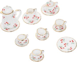 1 ensemble de meubles mini-tasse 1 12 échelle micro paysage décoration, tasses à café miniatures mini cuisine - Product Image 1