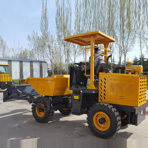Harga murah 4 roda penggerak situs Mini truk Dumper FCY20S Tipping Hopper konstruksi pertanian pengangkut diri - Product Image 6
