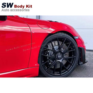 Partie du pare-chocs avant en fibre de carbone pour Porsche 718 Cayman GT4 RS 982 <span class=keywords><strong>2021</strong></span>+ Pièces automobiles Accessoires Kit carrosserie - Product Image 4
