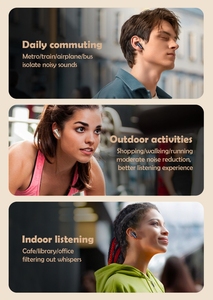 Écouteurs sans fil LDNIO T06 TWS Stéréo Bluetooth 5.3 avec indicateur de batterie LED, chipset JL, écouteurs sportifs - Product Image 3