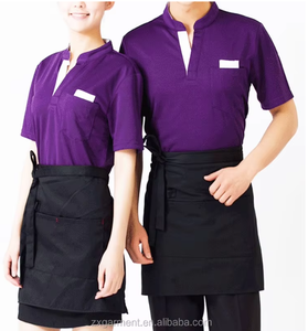 Chemises de <span class=keywords><strong>serveur</strong></span> de <span class=keywords><strong>Restaurant</strong></span> de Style chinois asiatique <span class=keywords><strong>Serveur</strong></span> <span class=keywords><strong>Serveur</strong></span> Vêtements de travail Costumes Chine Uniformes floraux Tablier Chapeau - Product Image 6