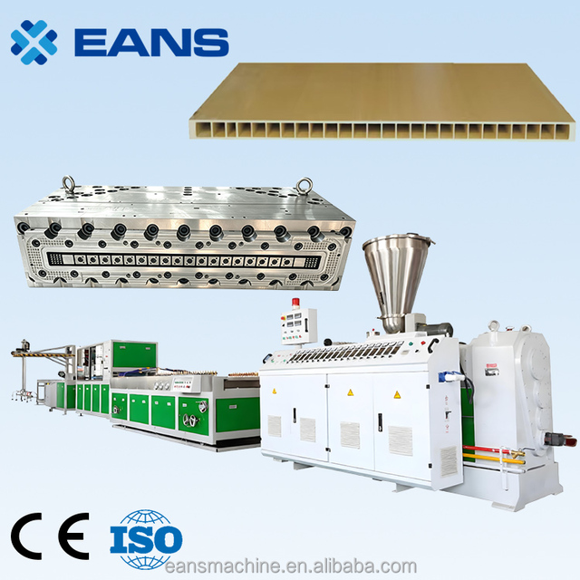 Wood Plastic Composite WPC PVC Hollow Door Panel Making Machine/WPC Door Frame Profile Extrusion Production Line