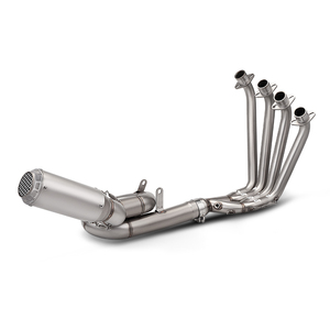 Sistema de escape de motocicleta de acero inoxidable modificado con tubo delantero de 60 mm para CBR650F CB650F 2014-2018 CB650R CBR650R 2019-2026 - Product Image 1