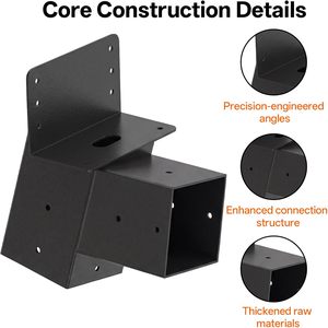 Supports d'angle composés 4x4 pouces pour abris de chasse, cabanes de tir et maisons dans les arbres - Product Image 6