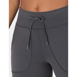 FOXA Pantalon de yoga pour femme, coupe large, taille haute, avec poches, respirant, pour le travail et les occasions décontractées - Product Image 2