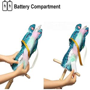 Jouets en peluche licorne faits à la main, bâtonnets cheval pour fun, vente en gros, 50 pièces - Product Image 3