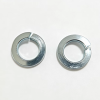 Zinc Plated Carbon Steel Plain Flat Washer and Split Spring Lock Washer Hardware Fastener Assortment